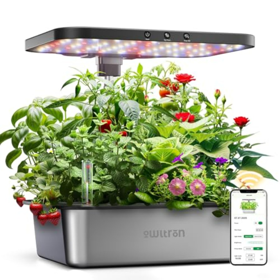 Indoor Herb Garden Kit - Indoor herb garden kit with 15