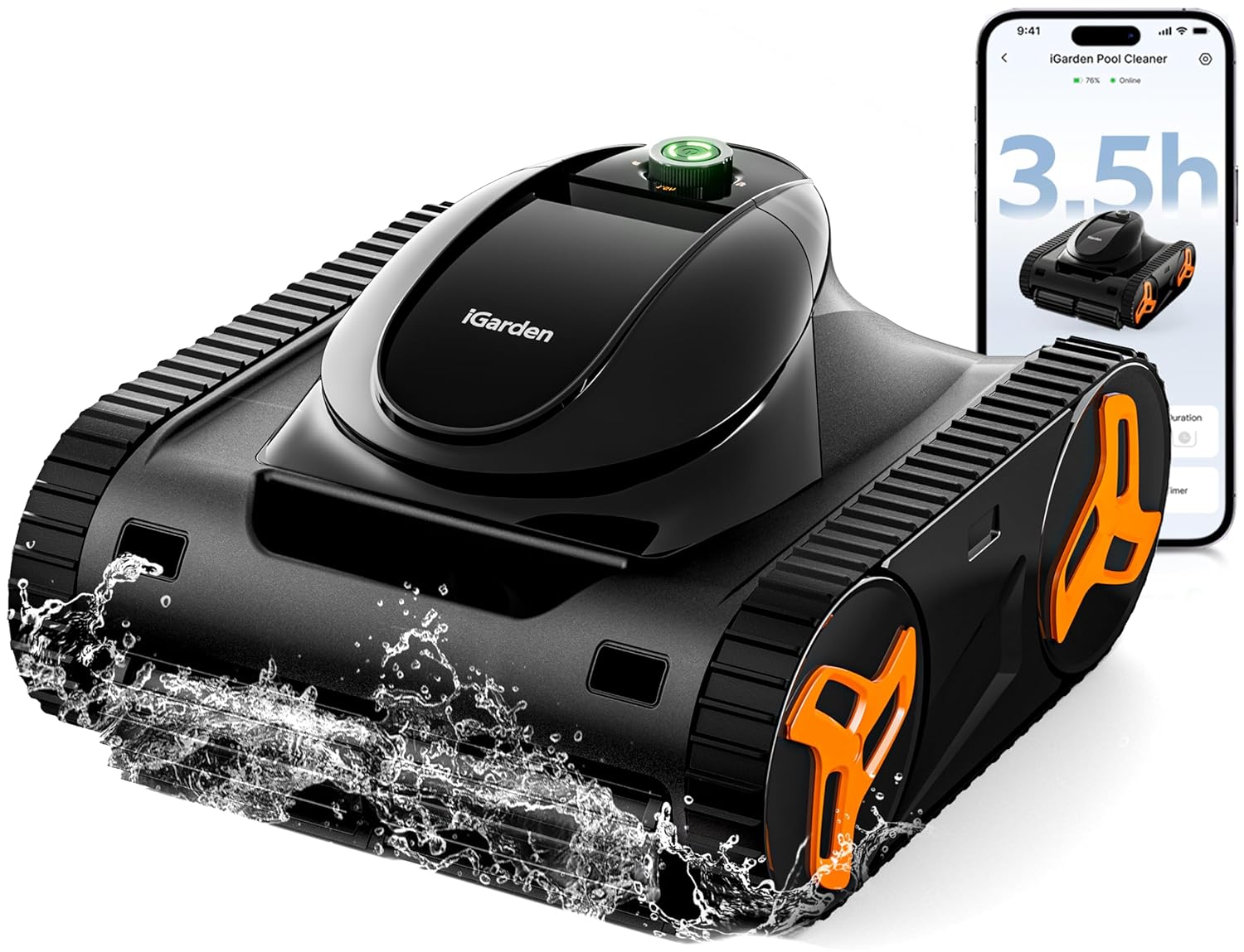 Smart Garden Outdoor - Robotic Pool Cleaner KN Series, 210-Min