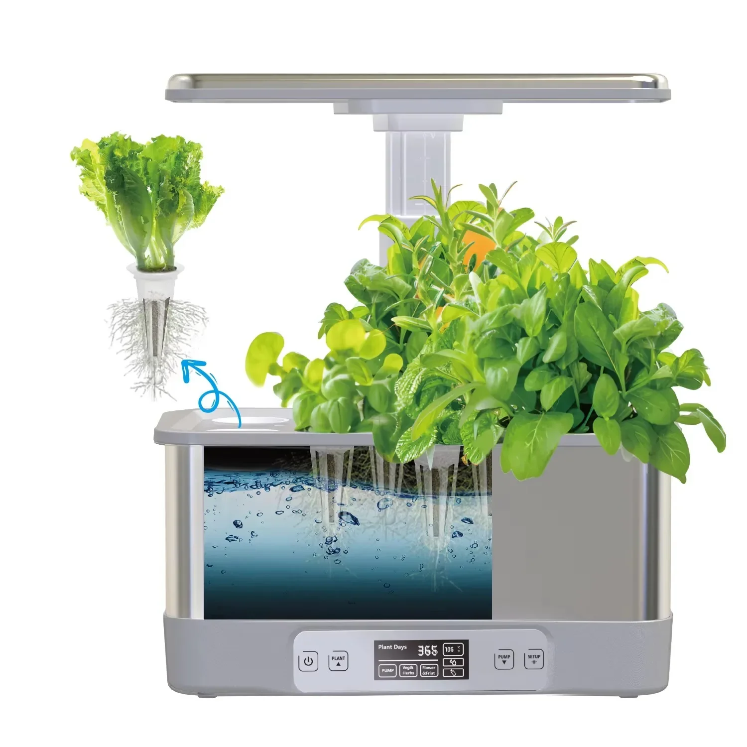 Indoor Herb Garden Kit - New15 Pods Hydroponics Indoor Garden Kit