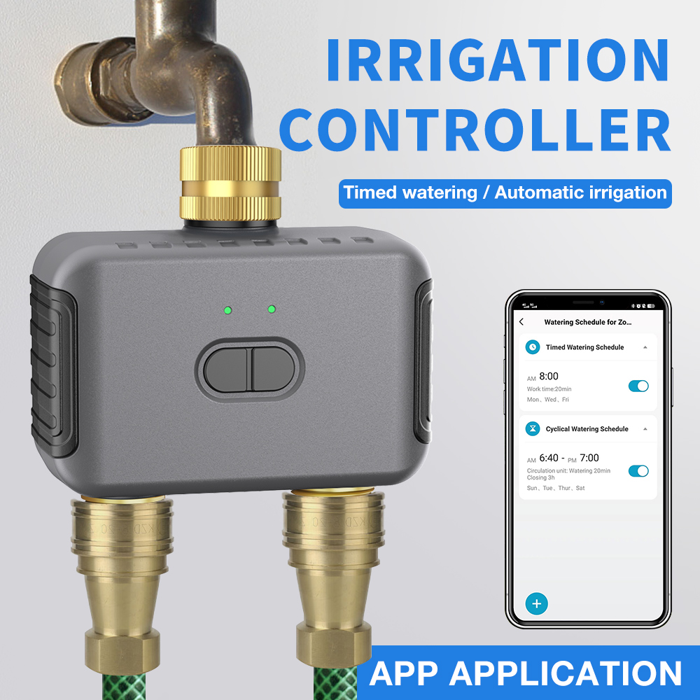 Smart Garden Kitchen - Tuya 2 Zone Watering Timer Garden