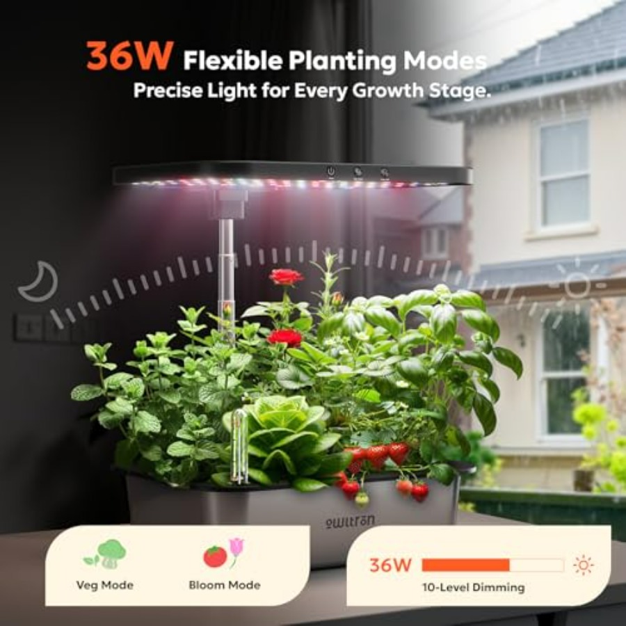 Indoor herb garden kit with 15 - Indoor Herb Garden Kit recension och pris
