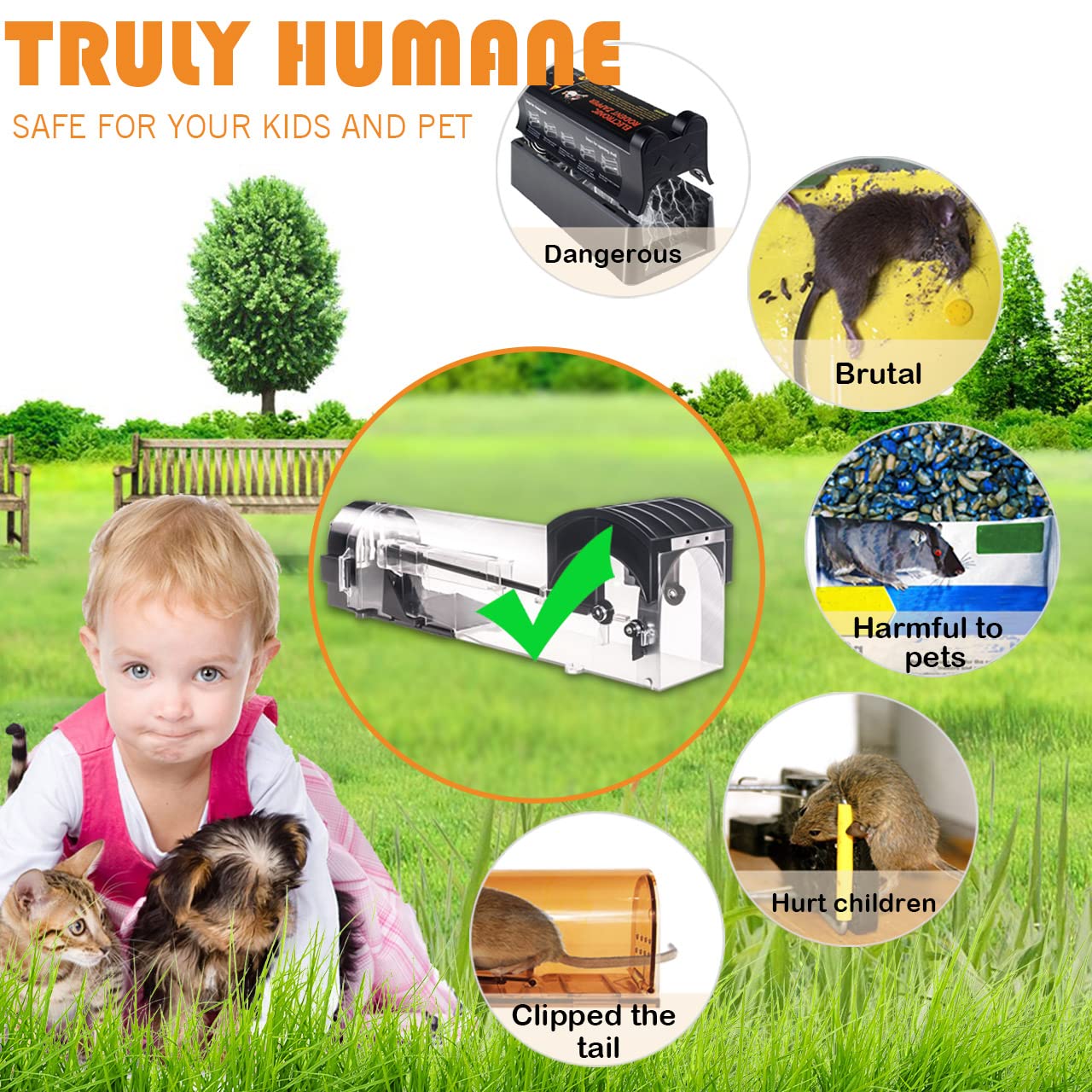 Safe Firm Humane Reusable Plas - Smart Garden Outdoor recension och pris