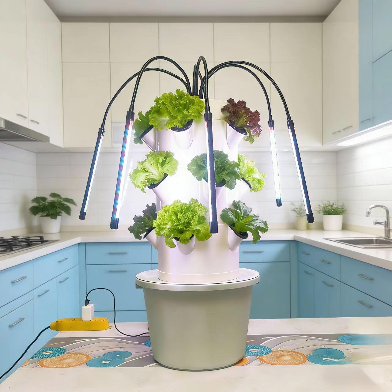 Vertical Hydroponic Growing Sy - Indoor Herb Garden Kit recension och pris