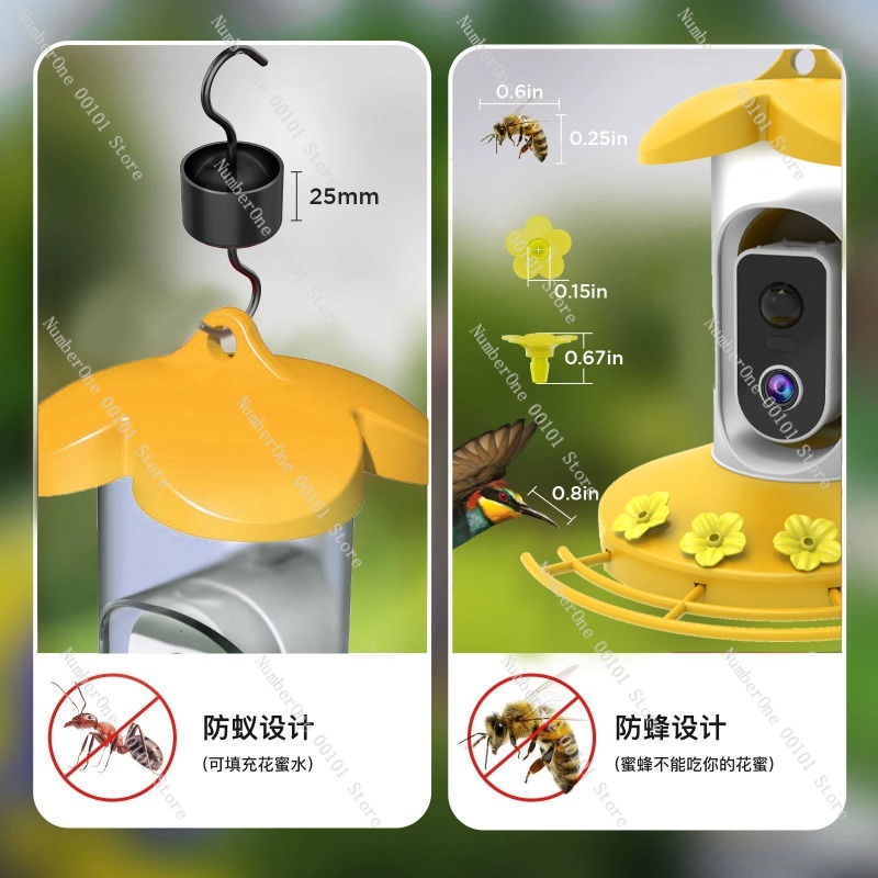 Smart Bird Feeder with Solar C - Smart Garden Ai recension och pris