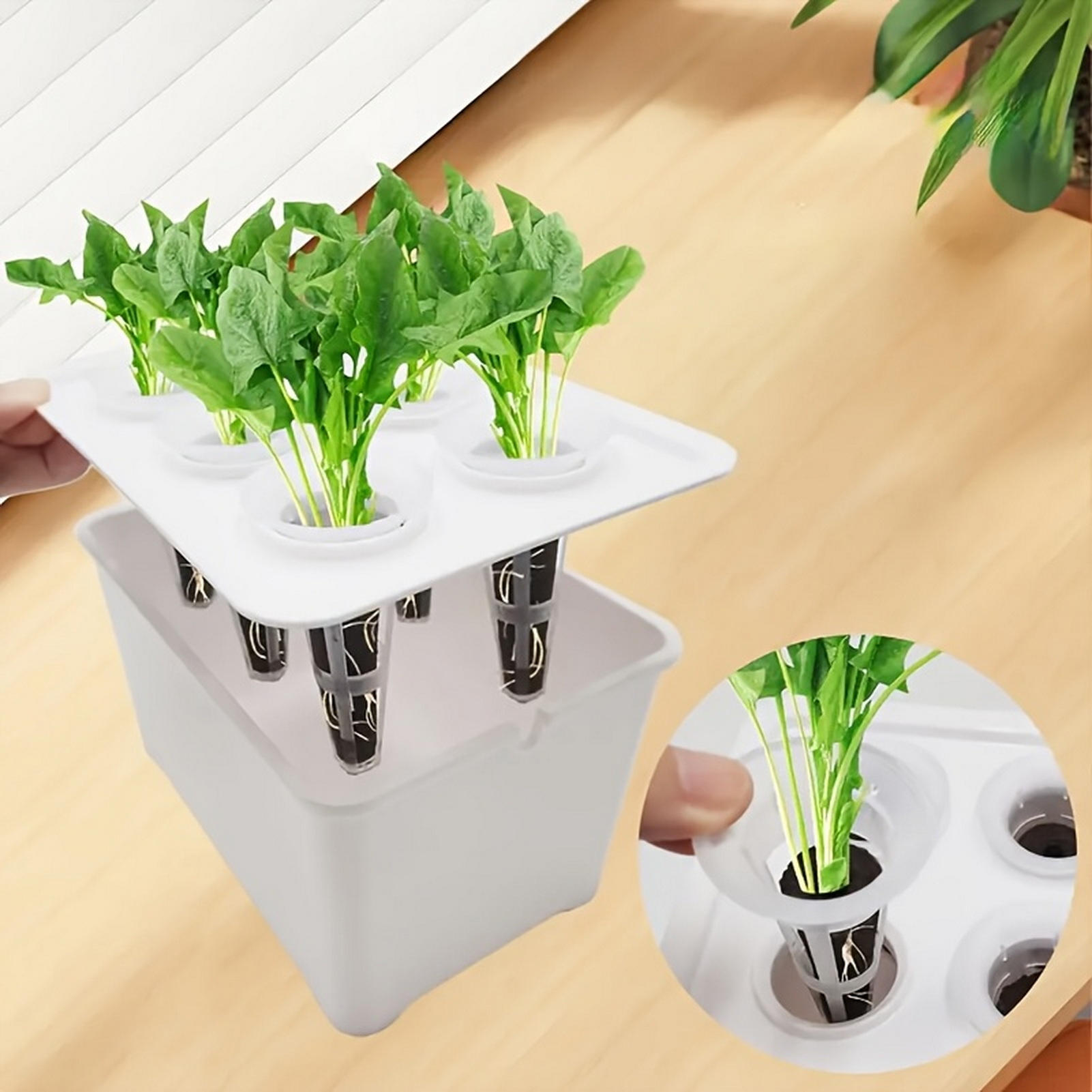 6 in 1 Hydroponic Nursery Pots - Indoor Herb Garden Kit recension och pris