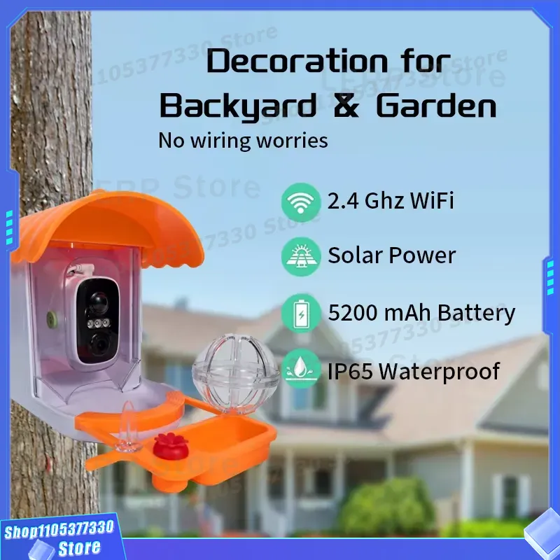 3MP HD Smart Bird Feeder with  - Smart Garden Ai recension och pris