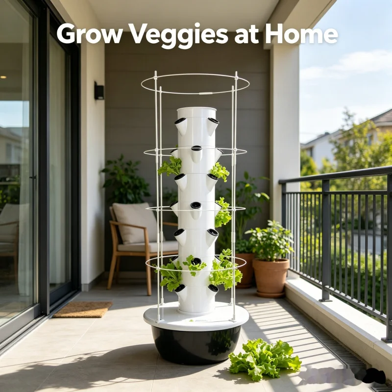 Smart Vertical Hydroponic Towe - Indoor Herb Garden Kit recension och pris