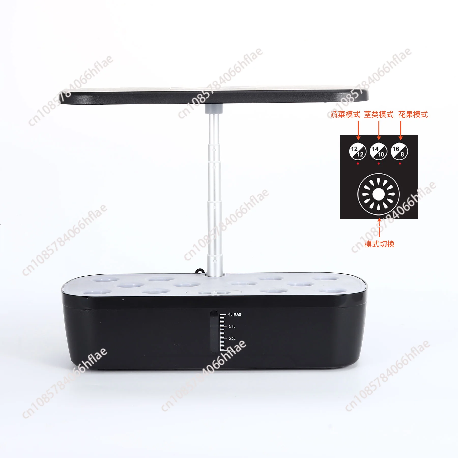 12 Pods Hydroponics Growing Sy - Indoor Herb Garden Kit recension och pris