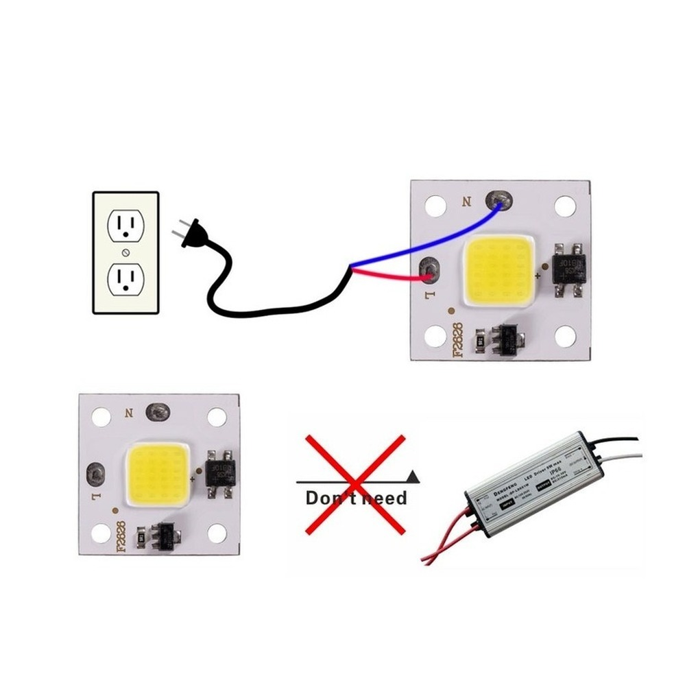10W COB module 220V LED Chip D - Smart Garden Outdoor recension och pris