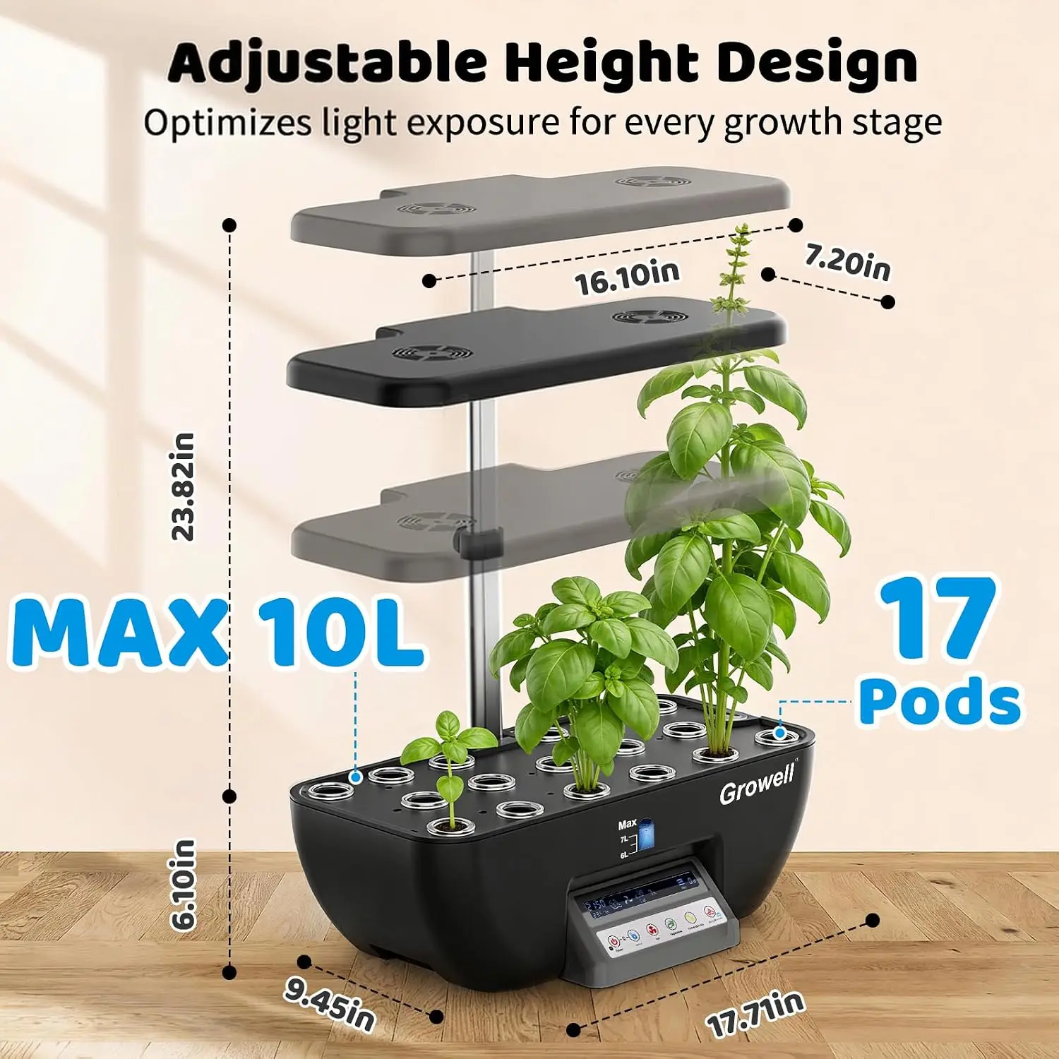 BestsellerHydroponics Growing  - Indoor Herb Garden Kit recension och pris