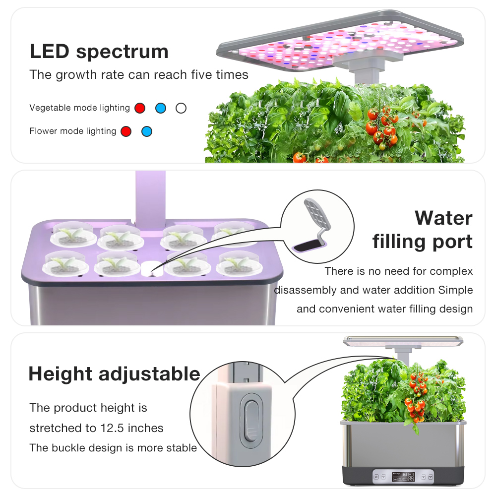 WiFi Hydroponics Growing Syste - Indoor Herb Garden Kit recension och pris