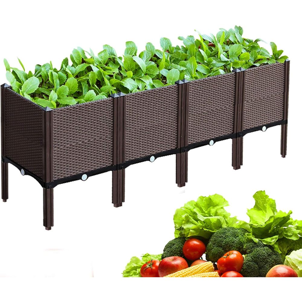 Elevated Garden Bed Kit - 61H  - Indoor Herb Garden Kit recension och pris