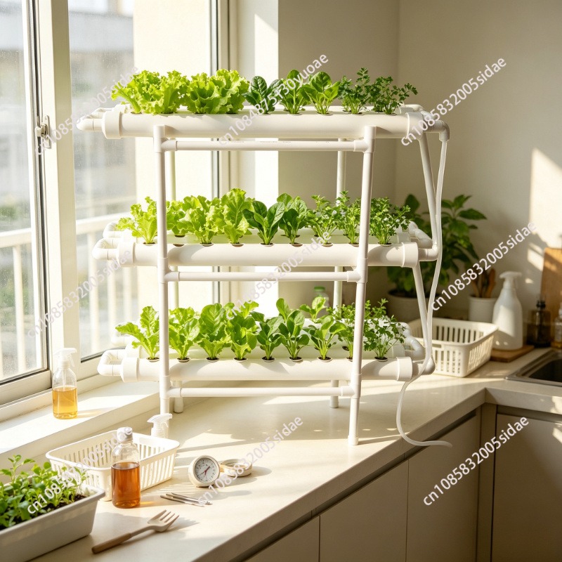 3-Layer Hydroponics Growing Sy - Indoor Herb Garden Kit recension och pris
