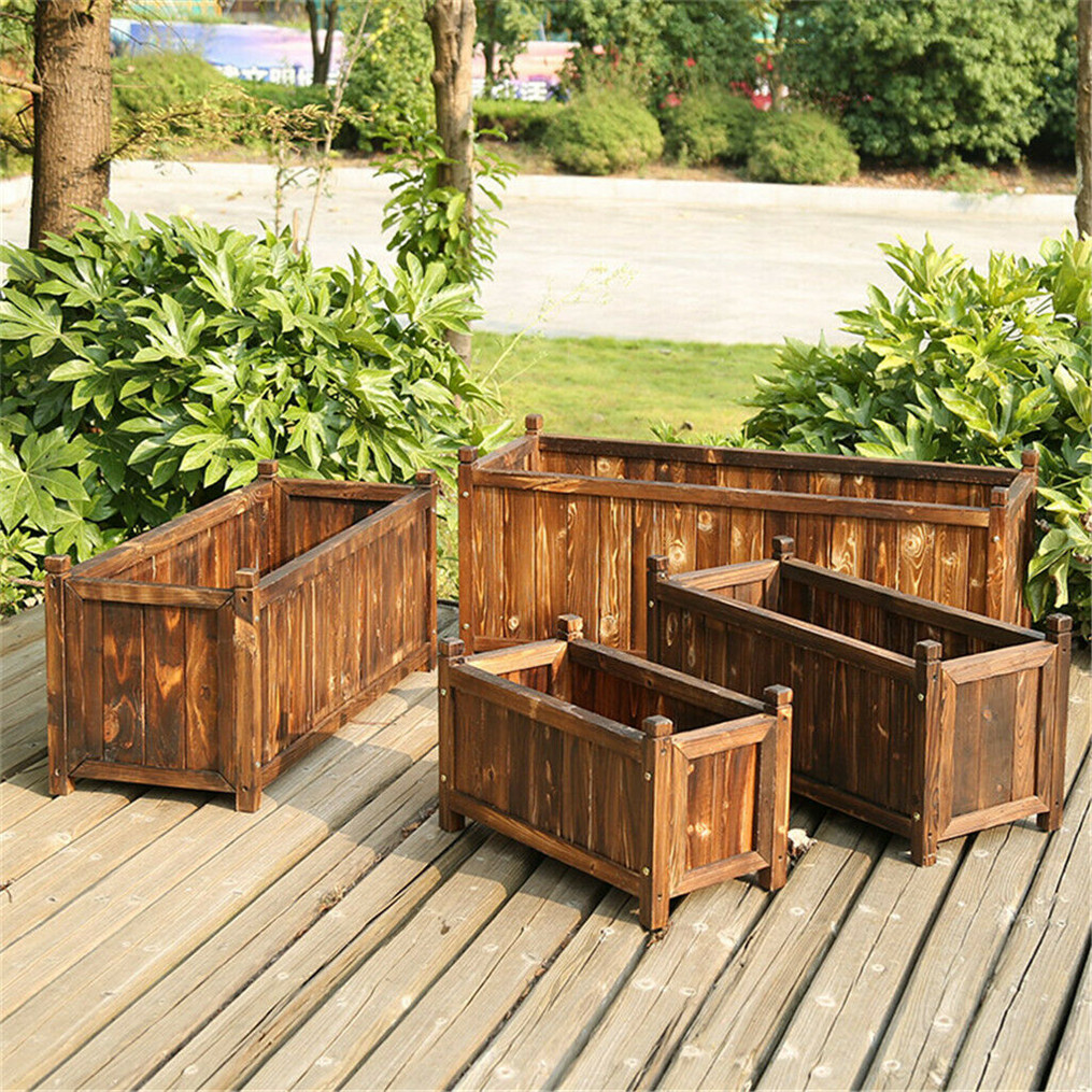 Wooden Raised Flower Bed Indoo - Indoor Herb Garden Kit recension och pris